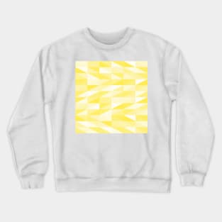 Messy yellow triangles texture Crewneck Sweatshirt